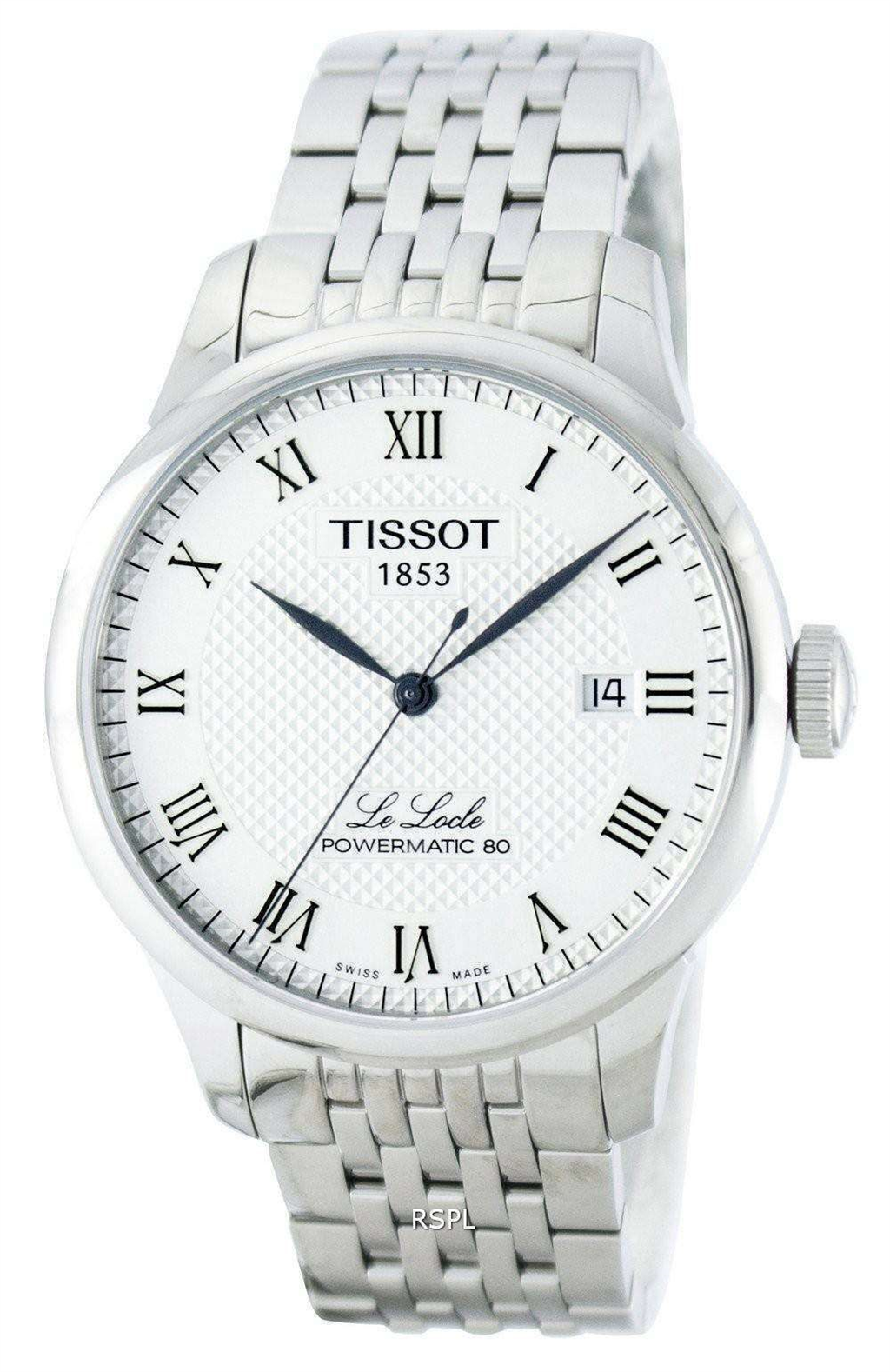 Tissot Le Locle Powermatic 80 Blue Hands & Roman Numerals 20Th Anniversary Special Edition