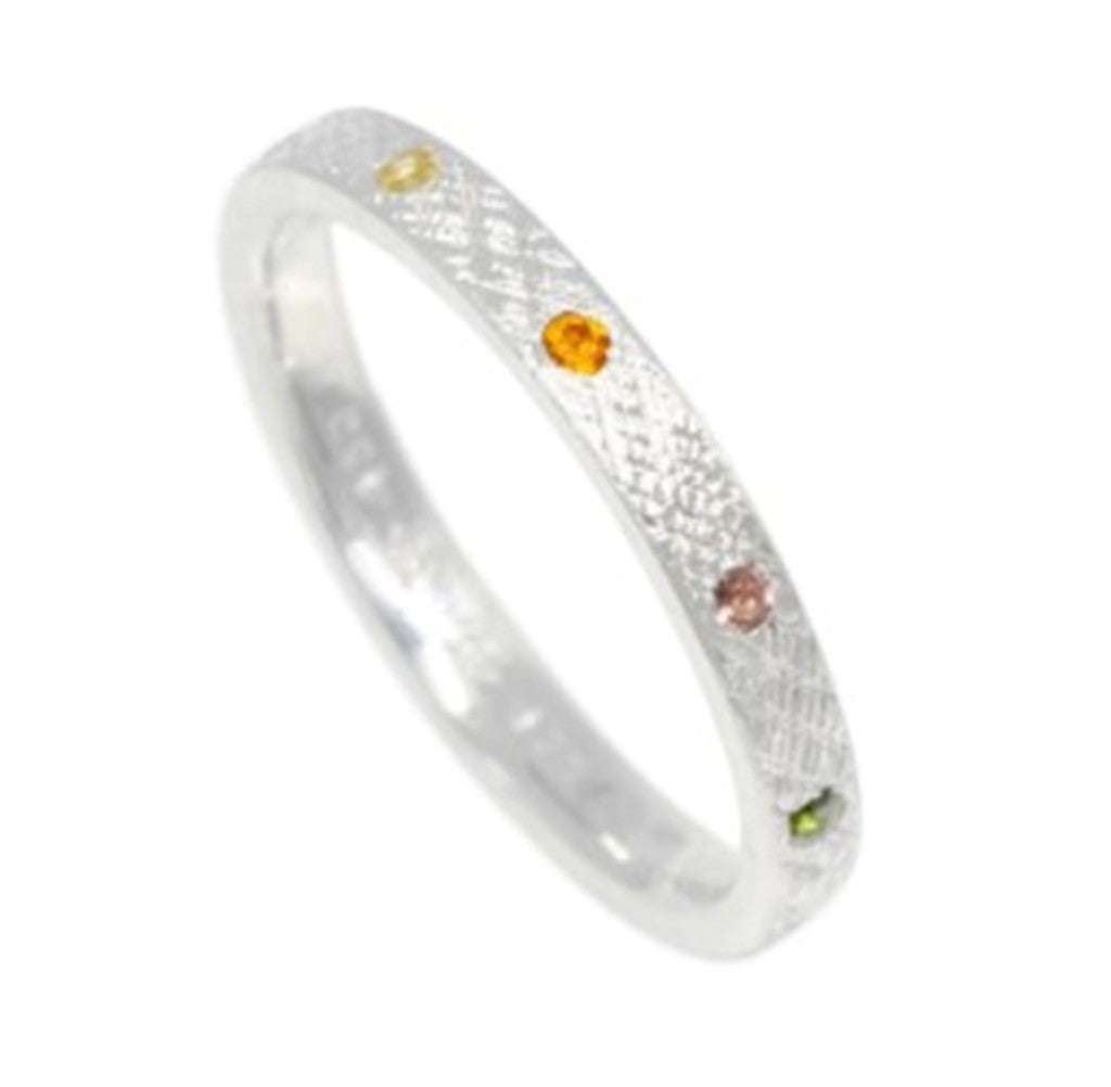 Nina Nguyen Sterling Silver Floretine Tourmaline Ring