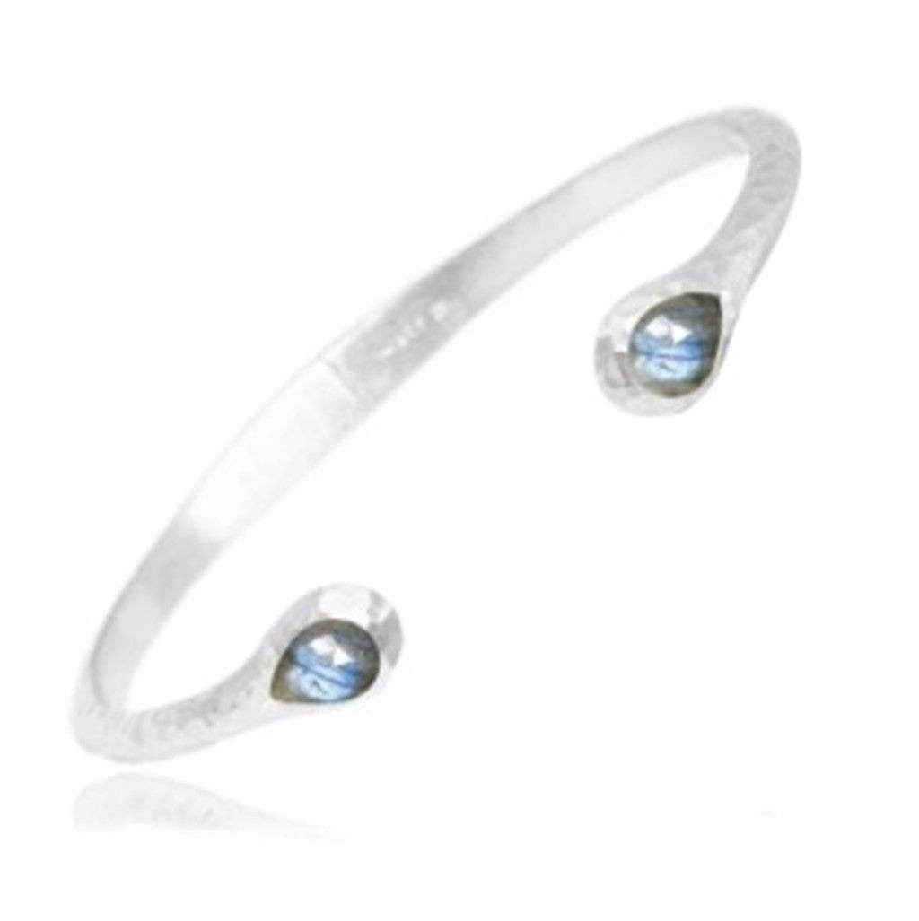 Nina Nguyen Sterling Silver "Petal" Labradorite Cuff