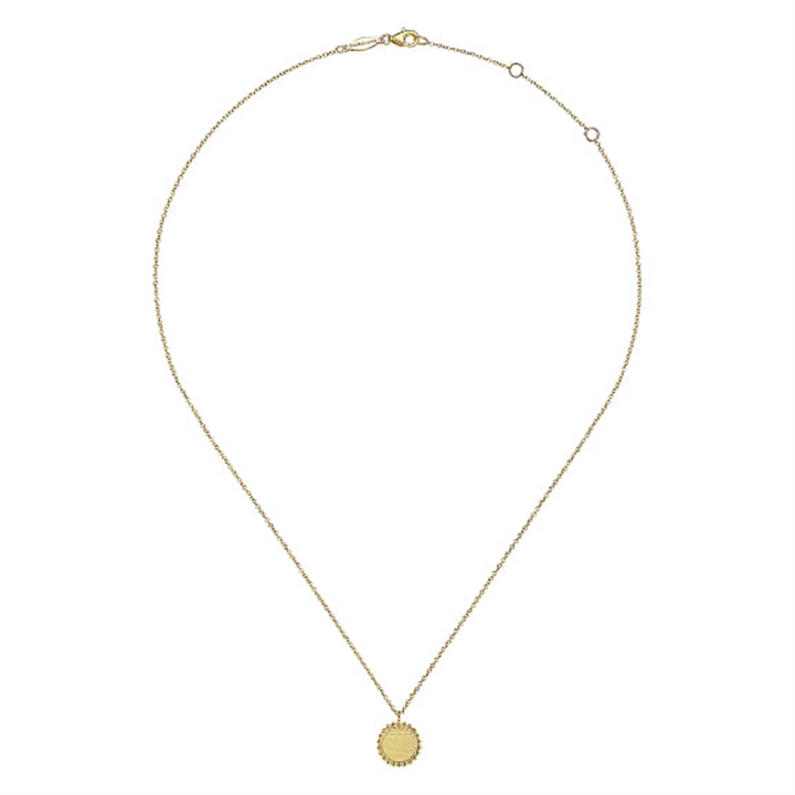 14K Yellow Gold "Gabriel & Co." Necklace
