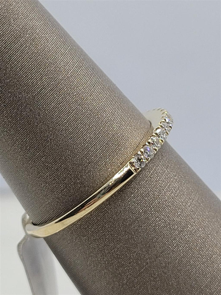 14K Yellow Gold .23ctw Prong Set Diamond Wedding Ring