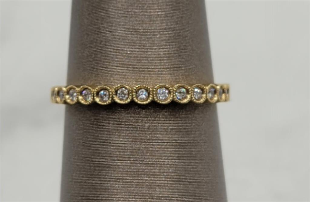 18K Yellow Gold Stackable Almor Designs Diamond Fashion Ring