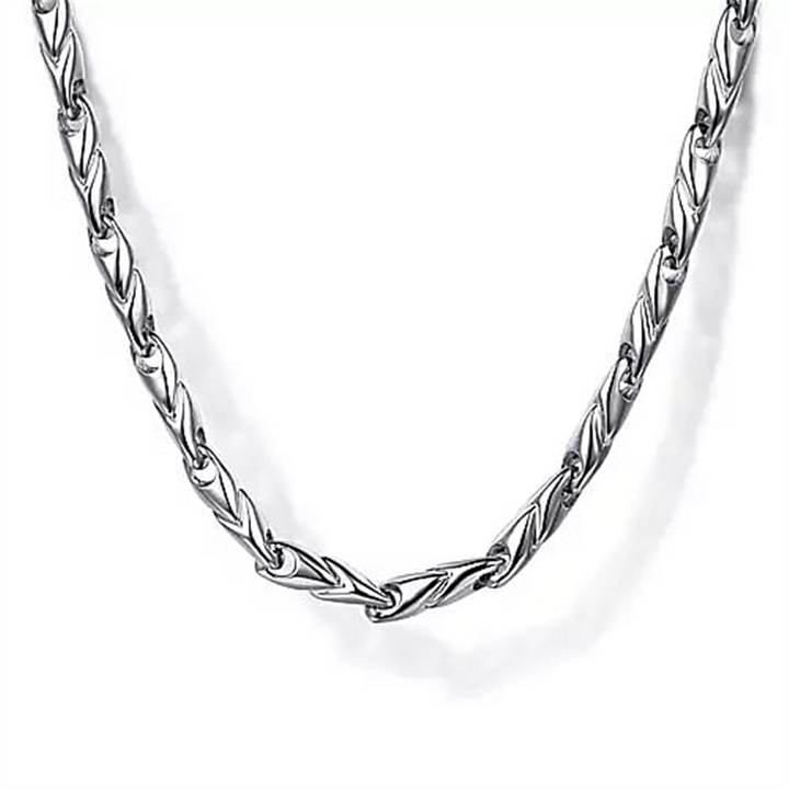 Men's Sterling Silver Gabriel & Co. Fancy Link  Chain