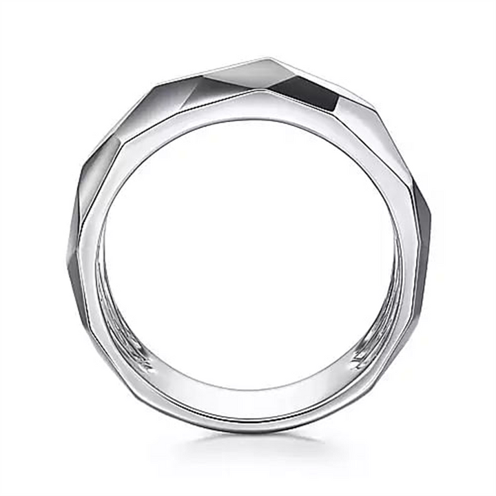 Men's Sterling Silver Gabriel & Co.Fashion Wide Ring