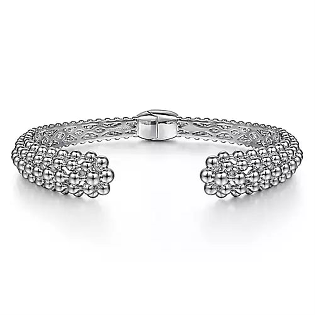 Sterling Silver Gabriel & Co ctw cut Silver Bracelets