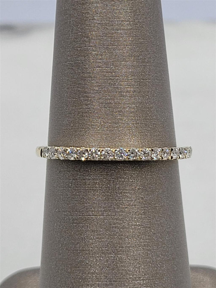14K Yellow Gold .23ctw Prong Set Diamond Wedding Ring