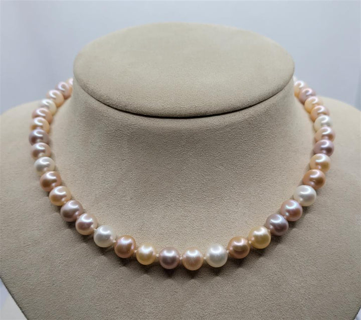 14K Yellow Gold Pearl Strand Pearl Jewelry
