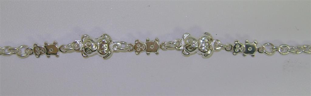 Sterling Silver Rose Classics Inc ctw cut Silver Bracelets