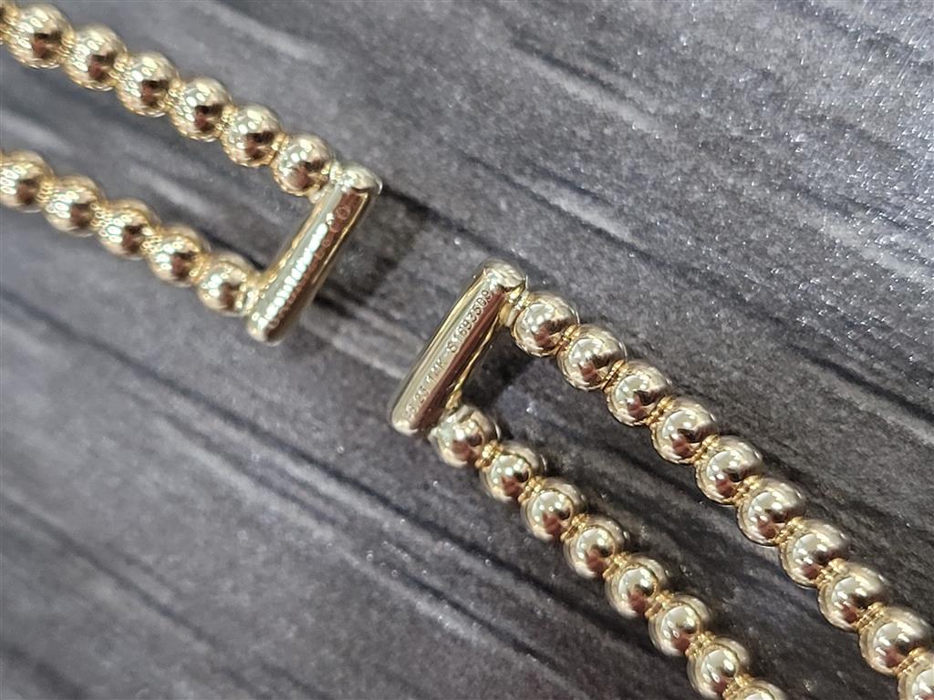 14K Two-Tone Gold Gabriel & Co. Bujukan 0.35 ctw Round cut Diamond Bracelet