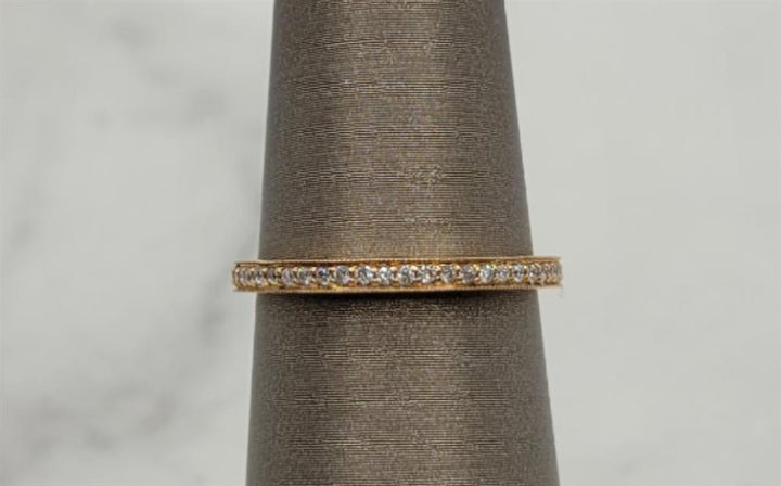 18K Rose Gold Eternity Almor Designs Diamond Wedding Ring