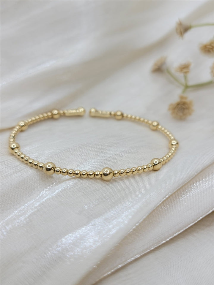 14K Yellow Gold Bujukan Split Bangle