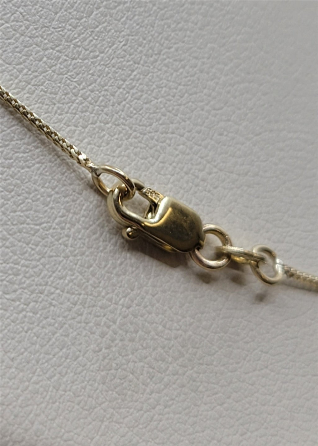 18" 14K Yellow Gold Multi-Marquise Polished Cross Necklace