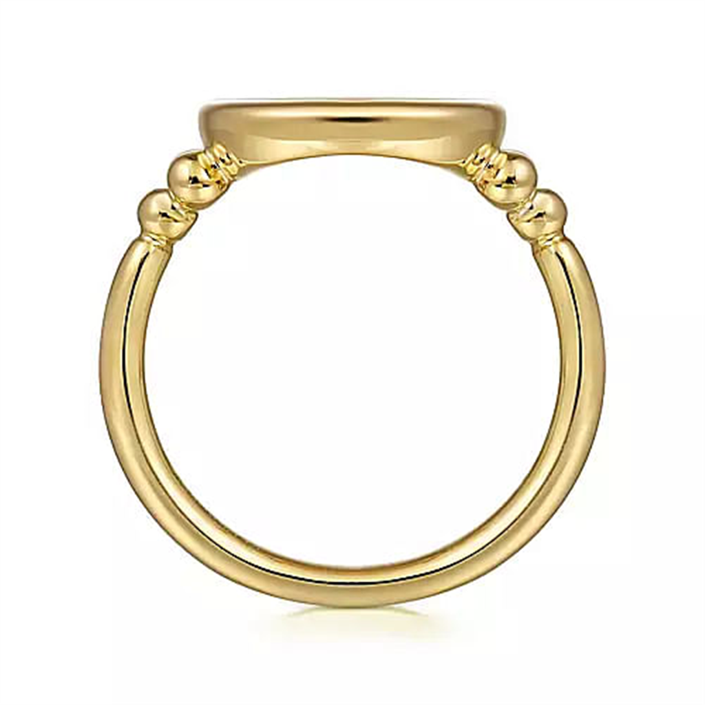 14K Yellow Gold Fashion Gabriel & Co Diamond Fashion Ring