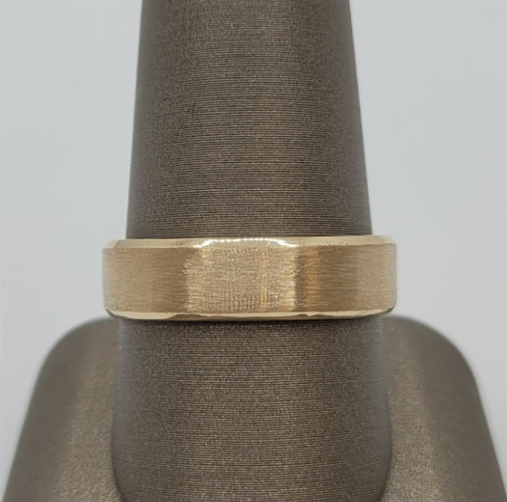 14K Plain 6mm Band Wedding Ring