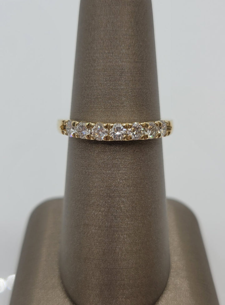 14K Yellow Gold .69 Twt Diamond Wedding Band