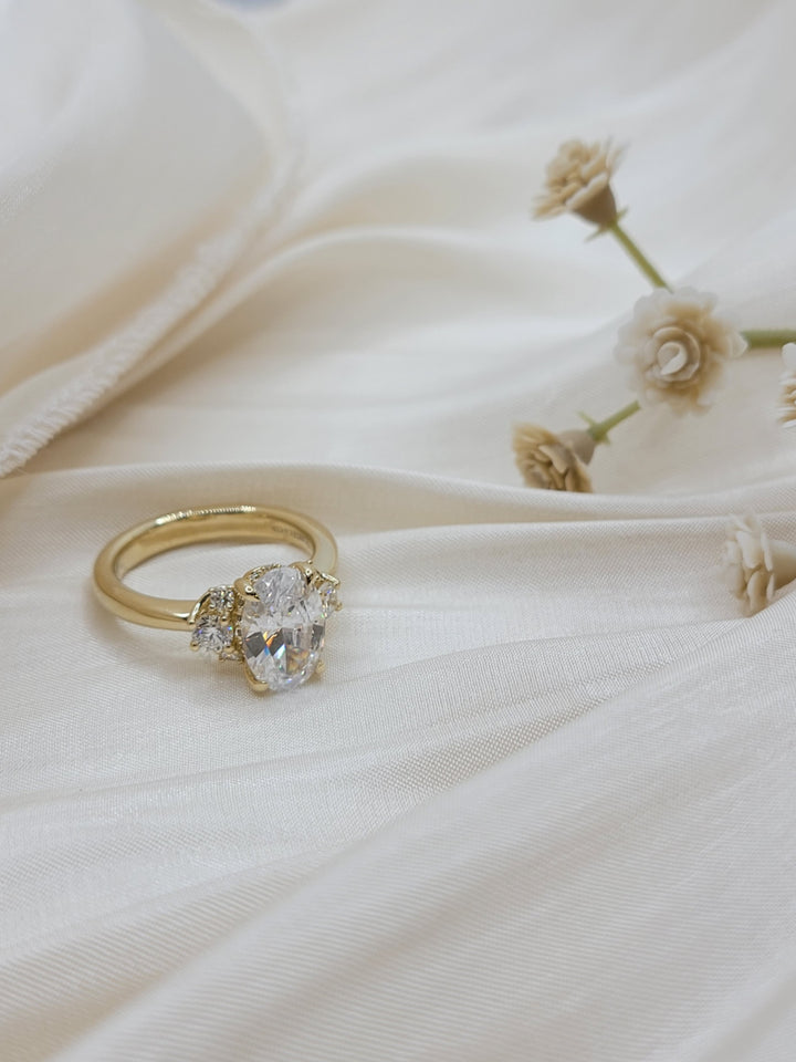 14K Yellow Gold Gabriel & Co Diamond Engagement Ring Mounting