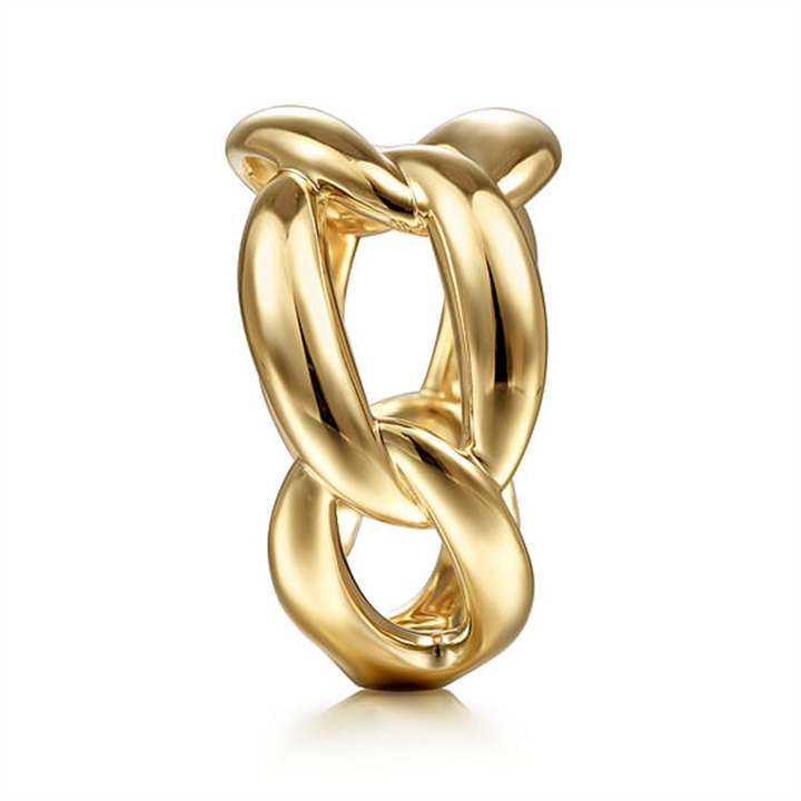 14K Chain Link Gold Fashion Ring