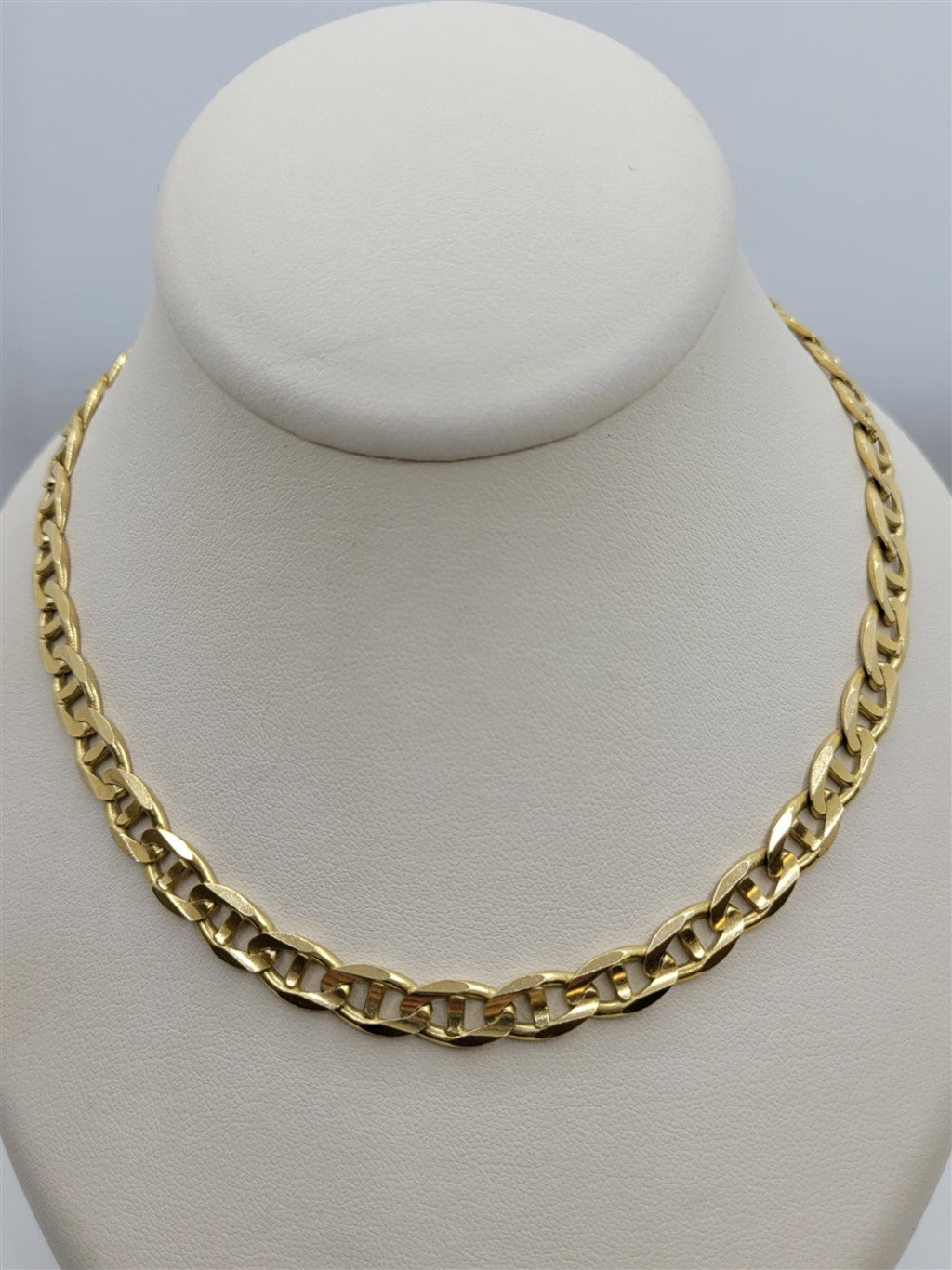 14K Yellow Gold Anchor 20 inch Chain