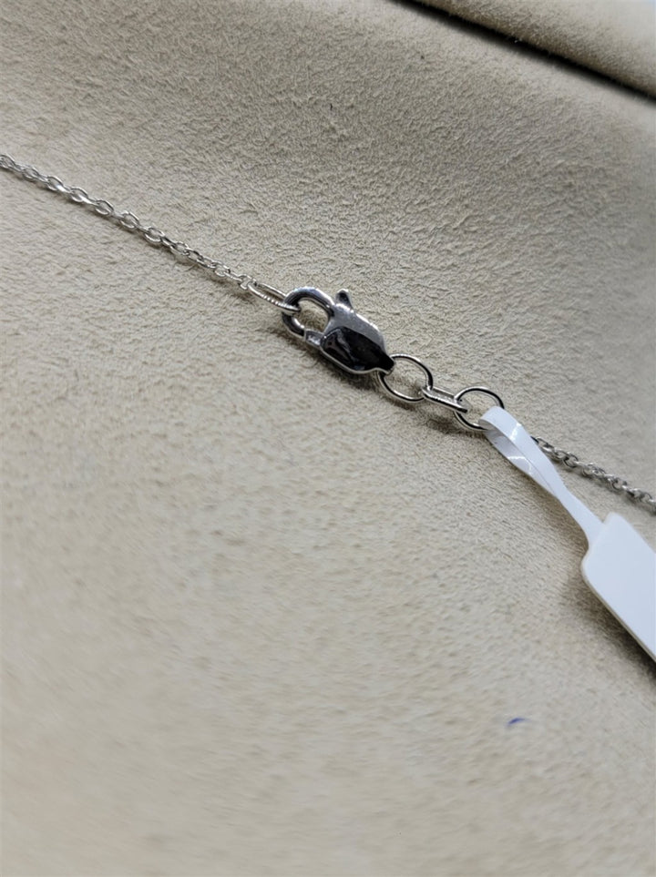 14K White Gold 0.25 ctw Round cut Diamond Necklace