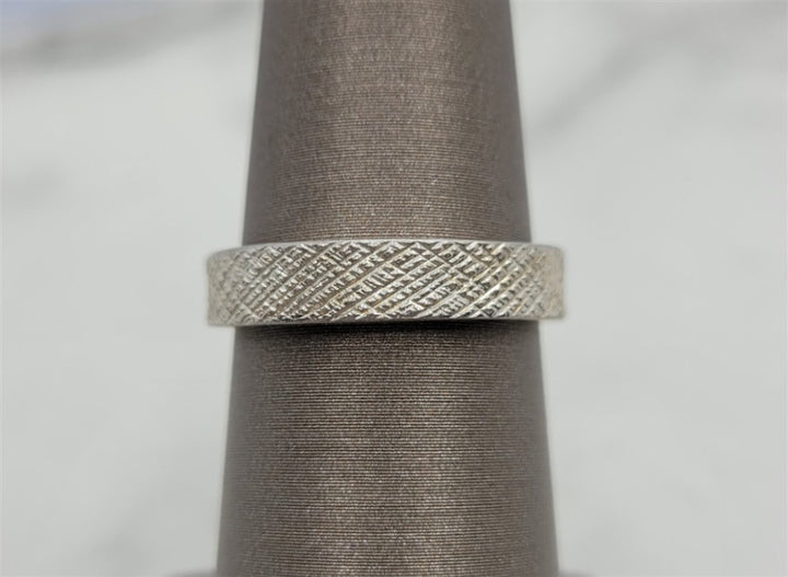Nina Nguyen Sterling Silver Florentine Band