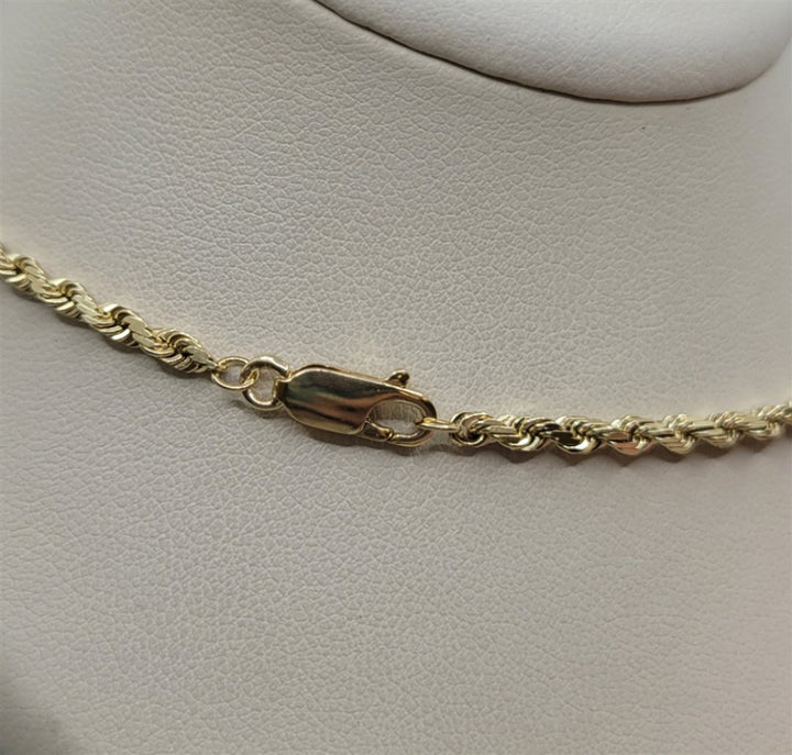 14k Yellow Gold Designer Created Cross Necklace