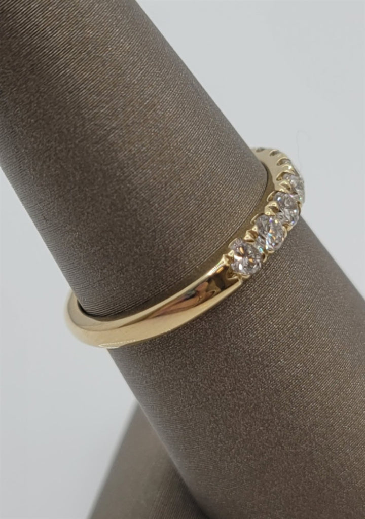 14K Yellow Gold .50 Twt Diamond Wedding Band