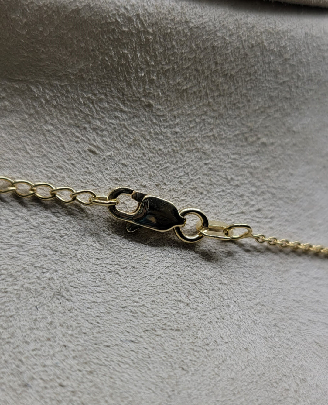 14K Yellow Gold Blue Enamel Fashion Star  Necklace