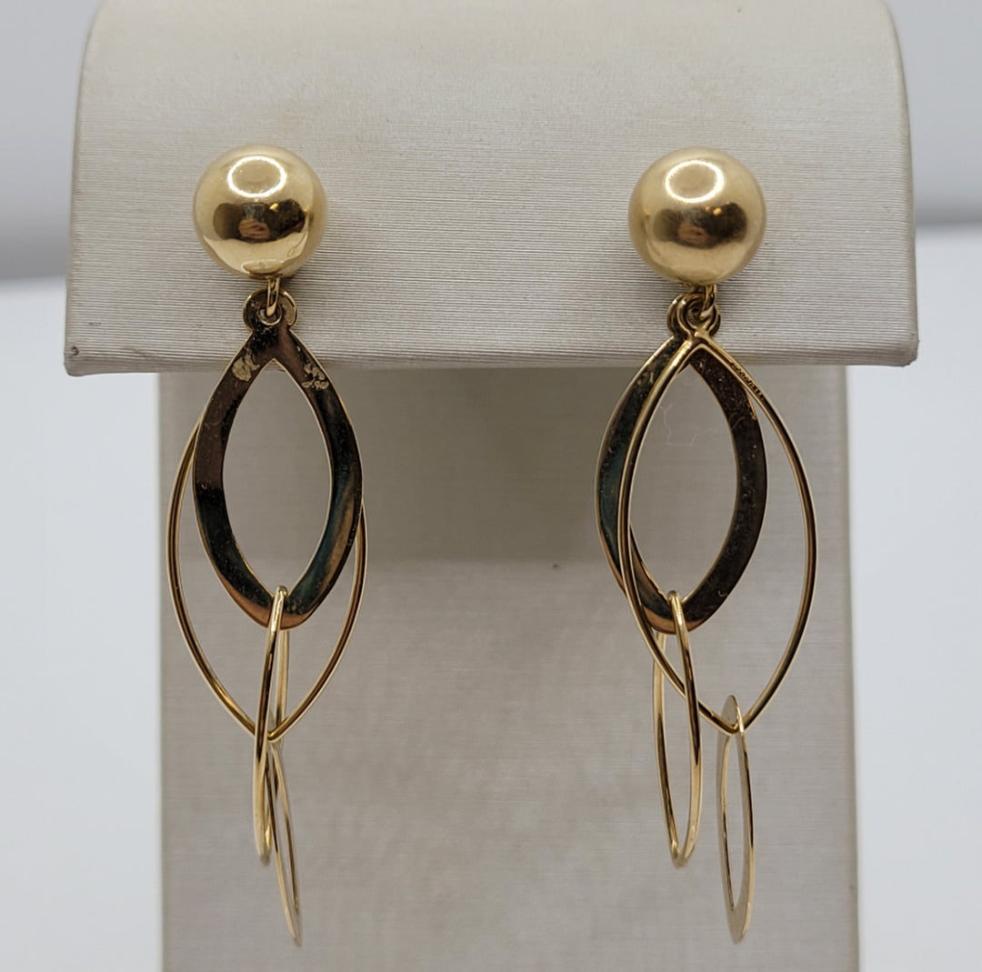 14K Yellow Gold Fashion Dangle Jackets