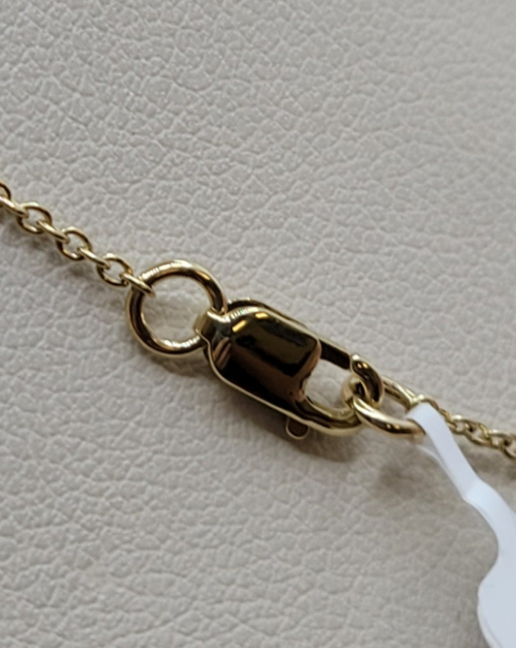18" 14K Yellow Gold Abstract Diamond Pendant Necklace