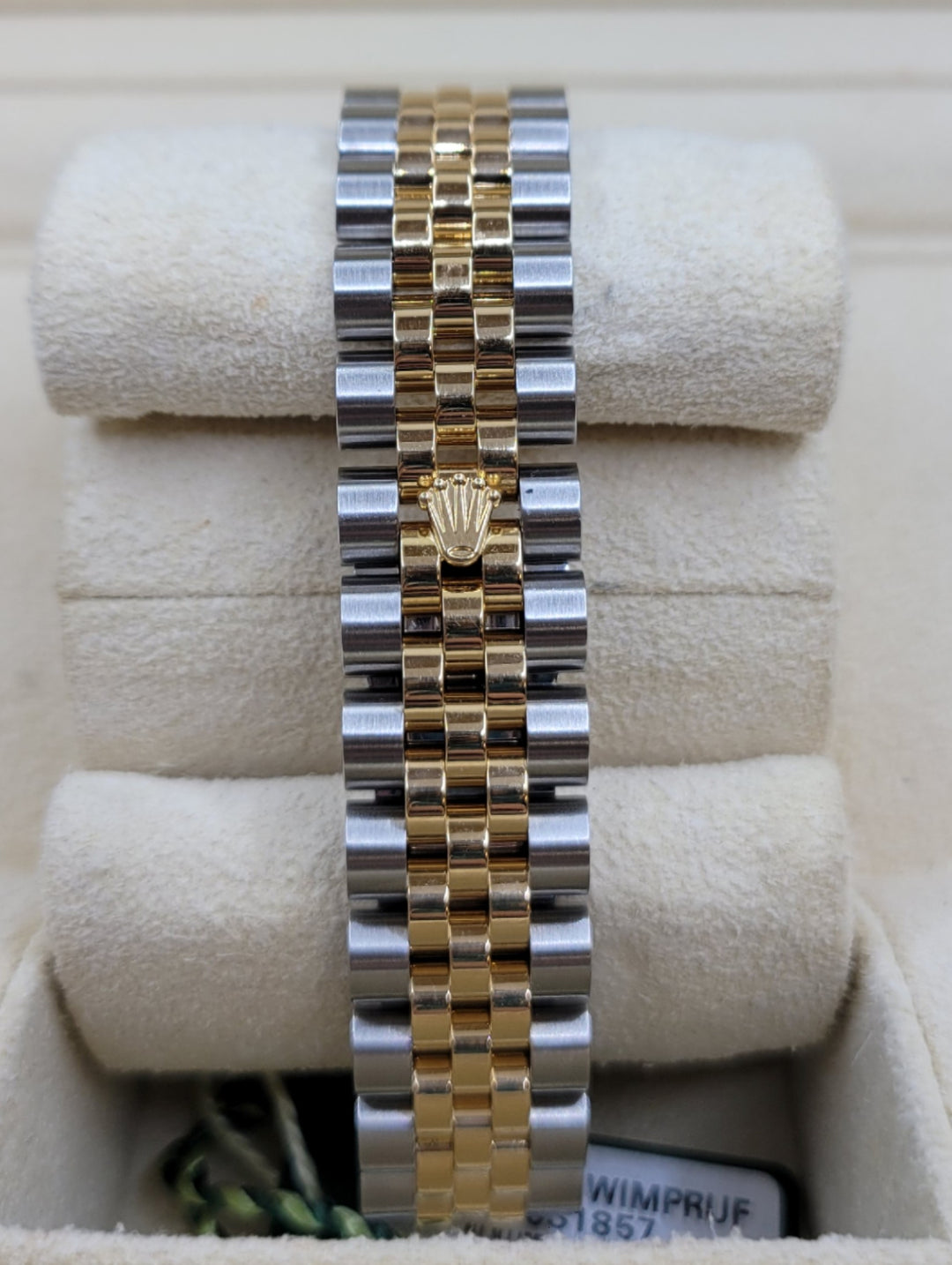 Stainless Steel / 18K Yellow White Roman Numeral Dial Datejust Previously Owned Rolex