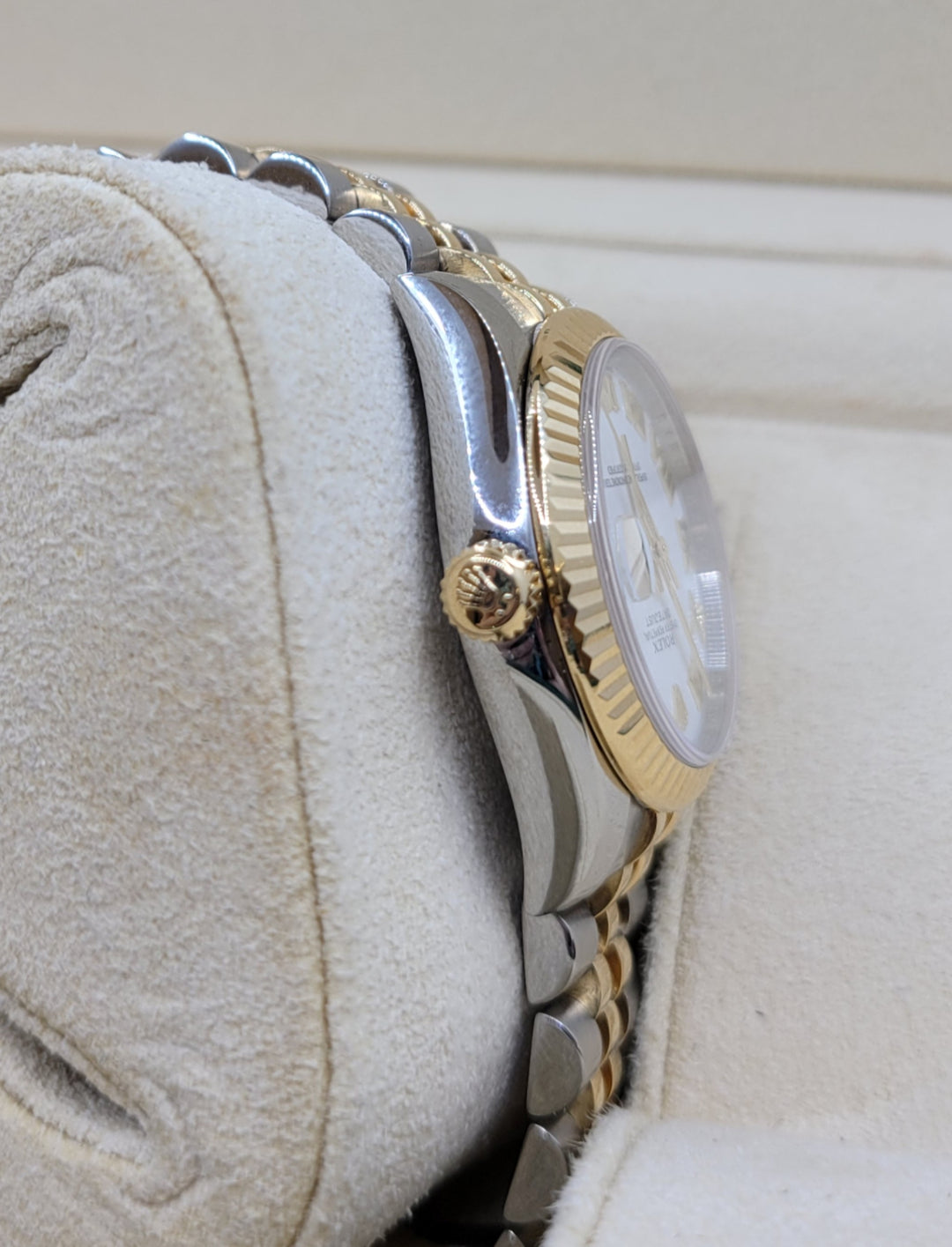 Stainless Steel / 18K Yellow White Roman Numeral Dial Datejust Previously Owned Rolex