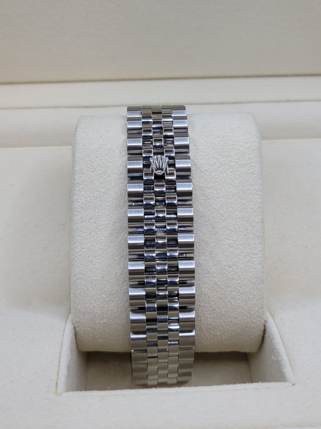 Stainless Steel Datejust Blue Motif & Diamond Dial Previously Owned Rolex