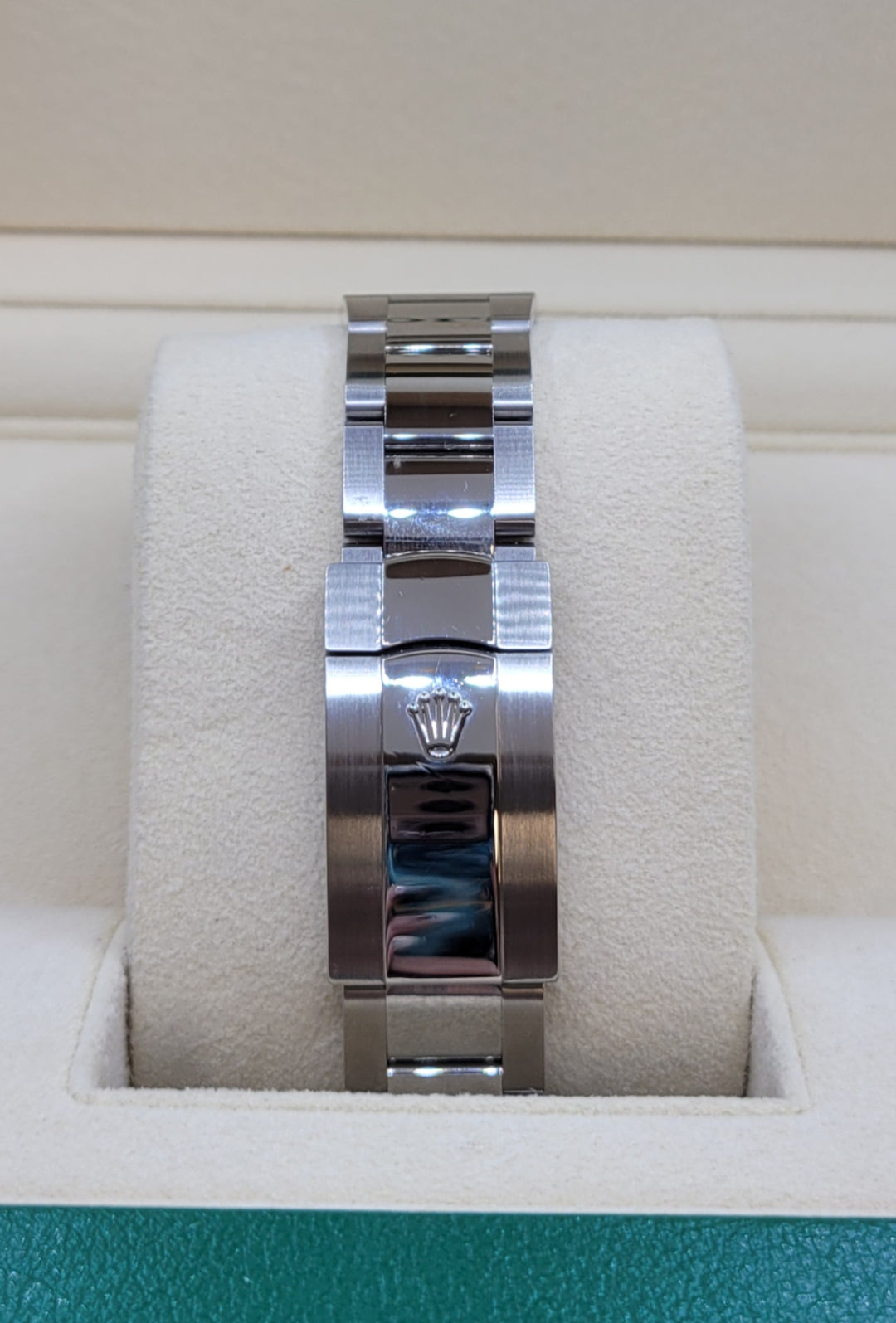 Stainless Steel / 18K White Gold White Index Dial Datejust Previously Owned Rolex