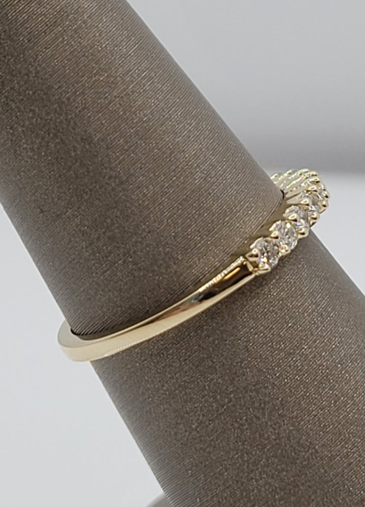 14K Yellow Gold 9-Stone .30 Twt Diamond Wedding Band