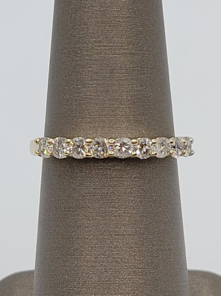 14K Yellow Gold 9-Stone .65 Twt Diamond Wedding Band