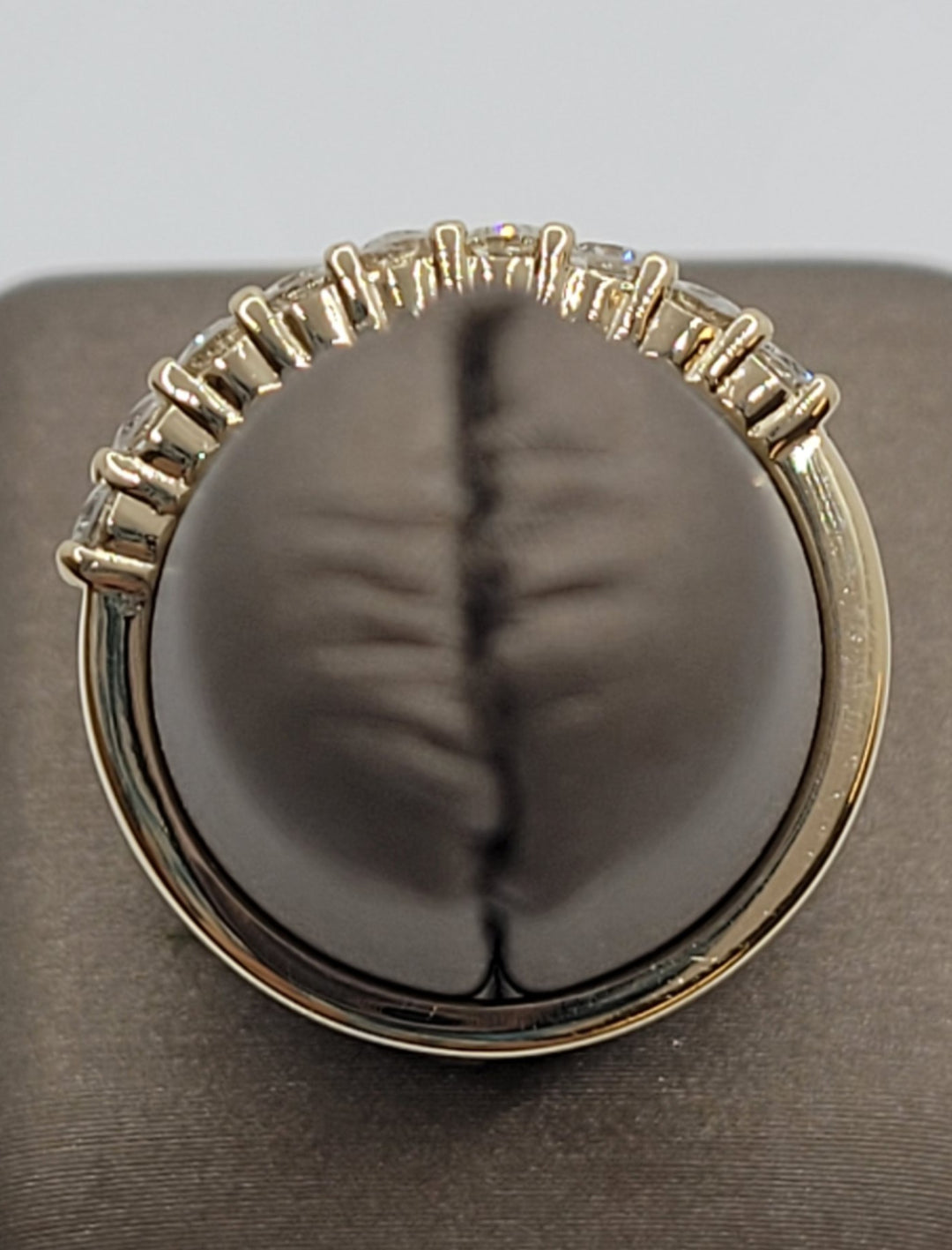 14K Yellow Gold 9-Stone .65 Twt Diamond Wedding Band