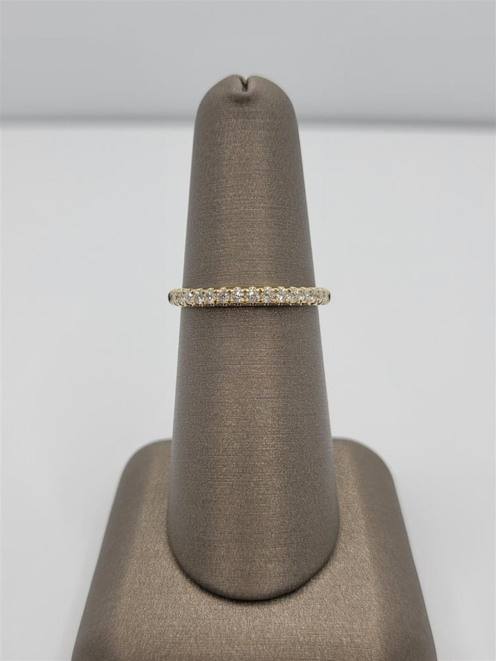 14K Yellow Gold Diamond Wedding Band