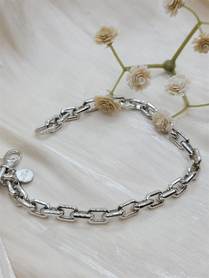 Men's Sterling Silver "Gabriel & Co." Link Bracelet