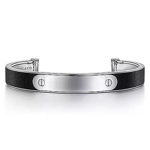 Sterling Silver Black Gabriel & Co ctw cut Silver Bracelets