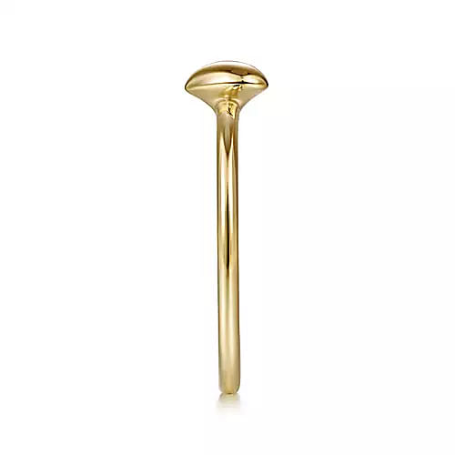 14K Yellow Gold Heart Gold Fashion Ring