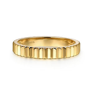 14K Yellow Gold  Stackable Gold Fashion Ring