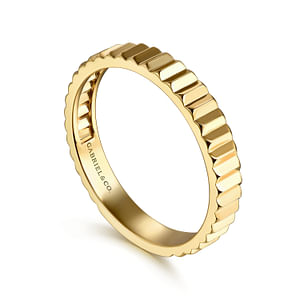 14K Yellow Gold  Stackable Gold Fashion Ring