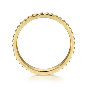 14K Yellow Gold  Stackable Gold Fashion Ring