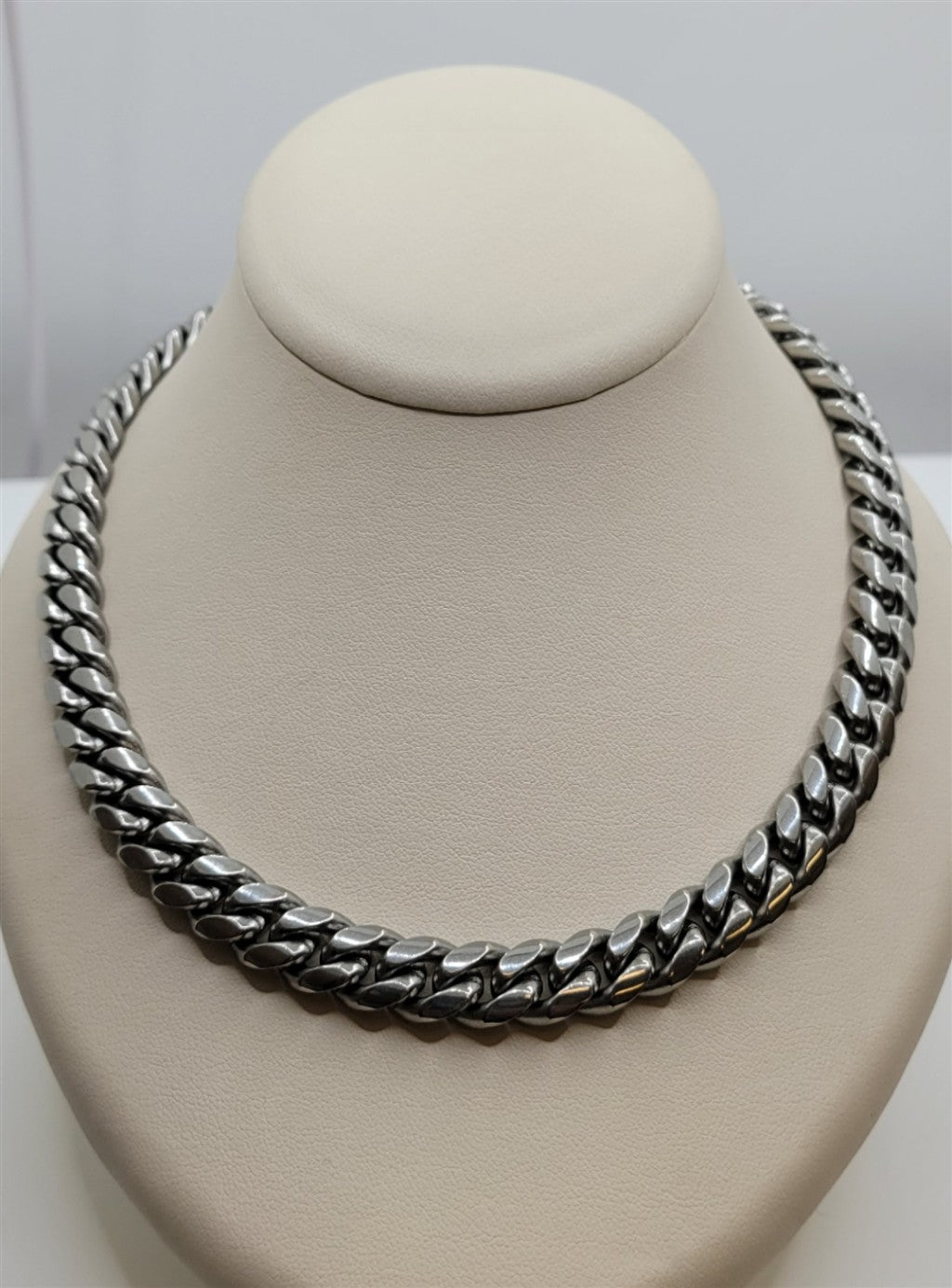 20" 10mm Stainless Steel Mens Curb Chain