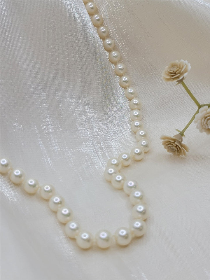 18" 14K Yellow Gold Akoya Pearl Strand