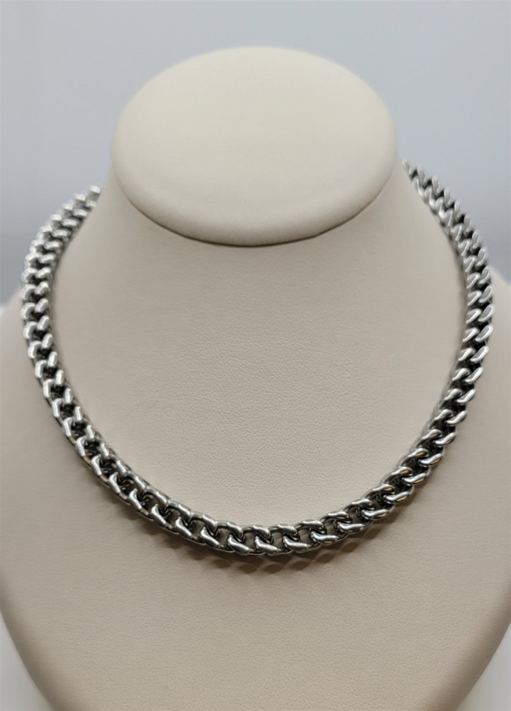 22" 6mm Stainless Steel Mens Franco Chain