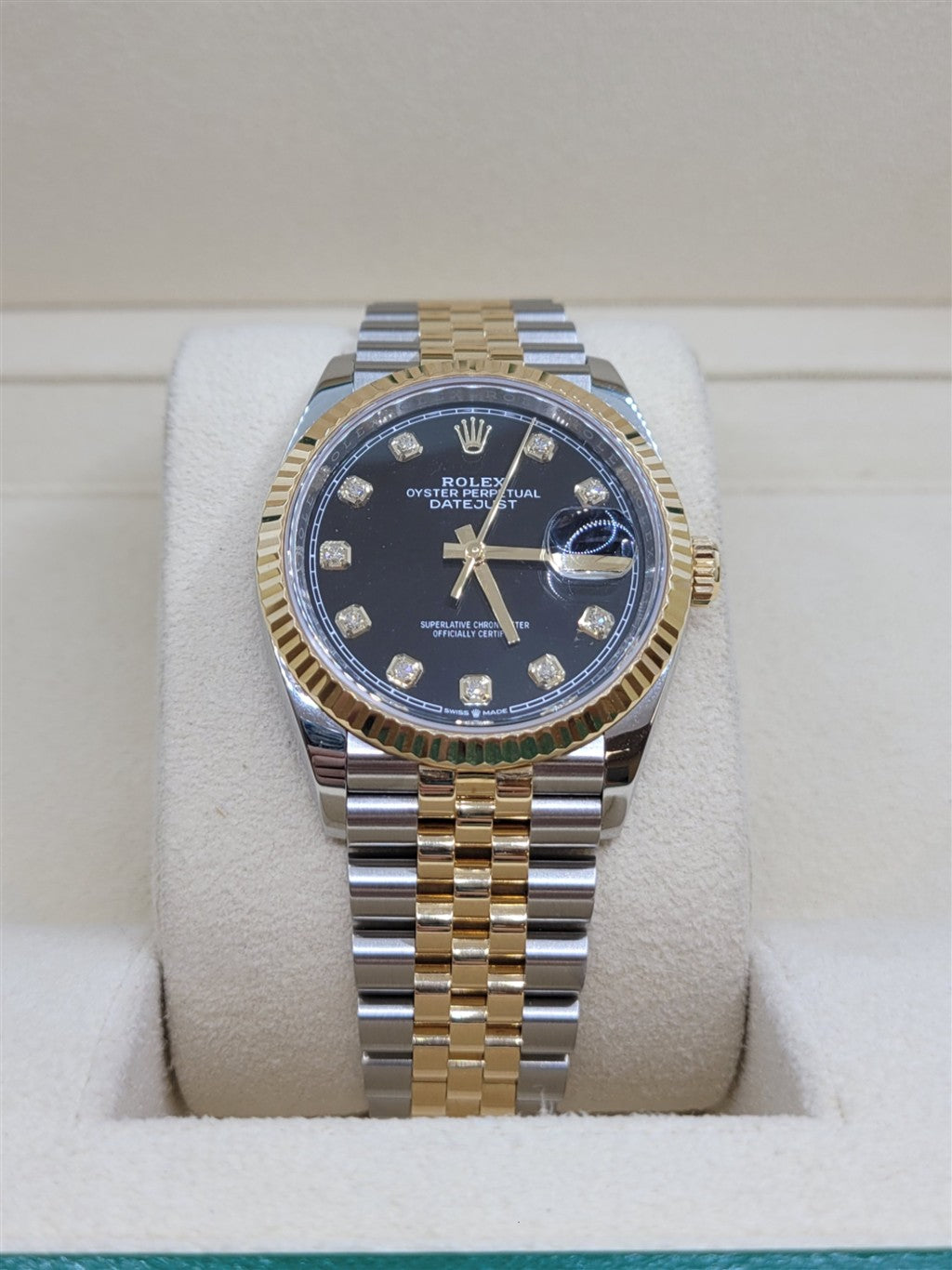 Certified Pre-Owned Rolex 36mm Stainless Steel & Yellow Gold DateJust