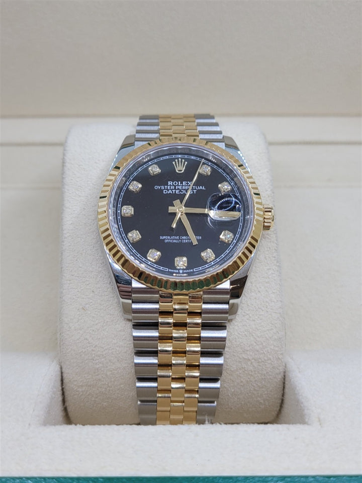 Certified Pre-Owned Rolex 36mm Stainless Steel & Yellow Gold DateJust