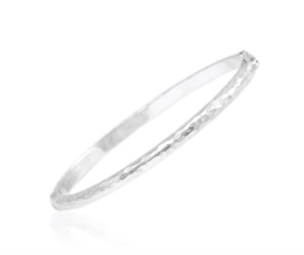 Nina Nguyen Sterling Silver Hammered Bangle