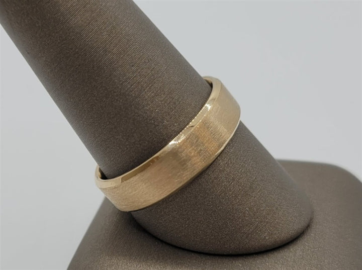 14K Plain 6mm Band Wedding Ring